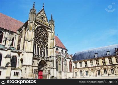 cathedral of old town of Sens - France, Yonne