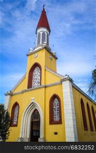 Cathedral of Our Lady of the Immaculate Conception of Papeete, Tahiti island, french Polynesia