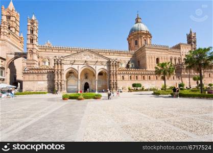 Cathedral of Palermo -ancient architectural complex in Palermo, Sicily