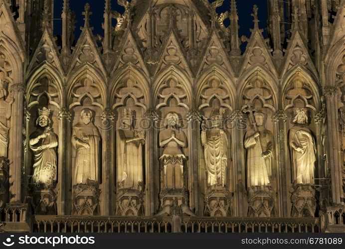 Cathedral of Reims, Marne, Champagne-Ardenne, France