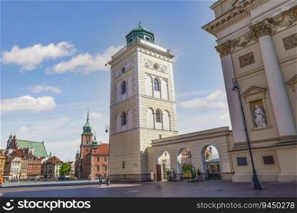 Cathedral of Saint Anne in the Old Town of Warsaw, Poland. Cathedral of Saint Anne