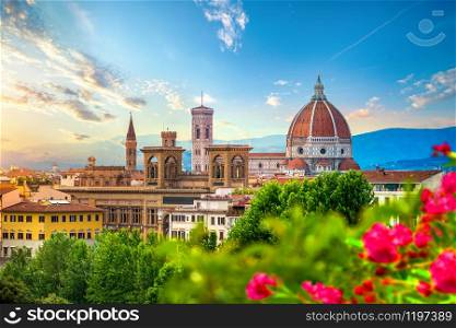 Cathedral of Saint Mary of the Flower in Florence, Italy. Cathedral of Saint Mary