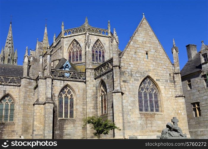Cathedral of Saint Pol de Leon in Brittany, France