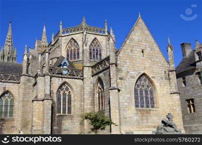 Cathedral of Saint Pol de Leon in Brittany, France