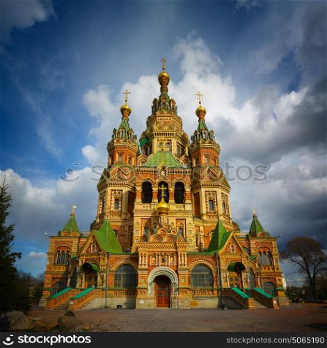 Cathedral of Saints Peter and Paul, Peterhof in Saint Petersburg, Russia