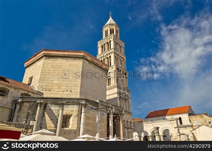 Cathedral of Split Diocletian palace, UNESCO world heritage site in Croatia