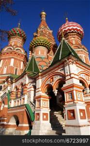 Cathedral of St.Basil on the Red Square, Moscow, Russia