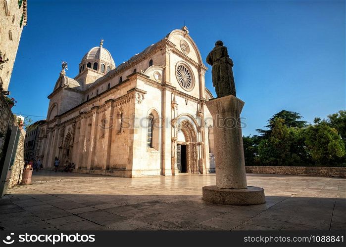 Cathedral of St James in Sibenik, Croatia - St James Cathedral is the most important architectural monument of the Renaissance era in Croatia. The Cathedral was listed as the UNESCO World Heritage.