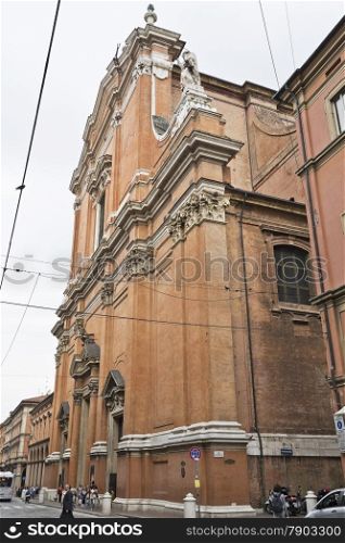 Cathedral of St Peter (Cattedrale Metropolitana di San Pietro) in Bologna, Italy