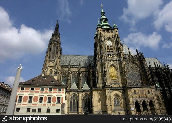 Cathedral of St Vitas from square.Prague, Czech Republic