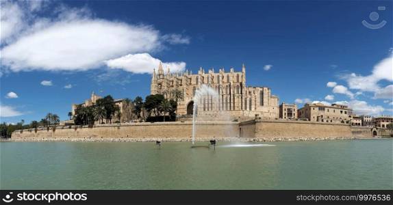 cathedral of the island of Mallorca in Spain