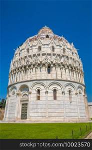 Cathedral Square  Piazza del Duomo , Pisa city downtown skyline cityscape of Italy. Famous travel attraction