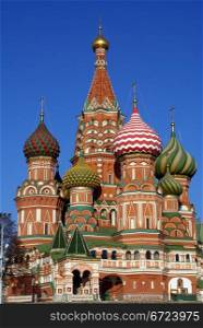 Cathedral St.Basil&rsquo;s in Moscow, Russia