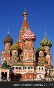 Cathedral St.Basil&rsquo;s on the Red Square in Moscow