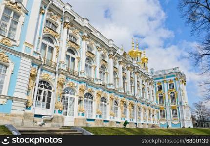 Catherine Palace at Tsarskoye Selo (Pushkin), Russia