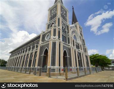 Catholic church at Chantaburi province, Thailand.
