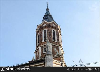 Catholic Church in Ruse Bulgaria in December