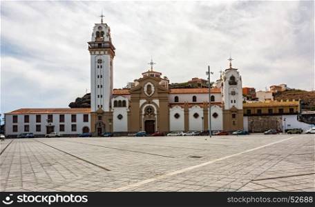 Catholic Church of the Royal Basilica of the City of Candelaria on the island of Tenerife (Canary Islands, Spain)