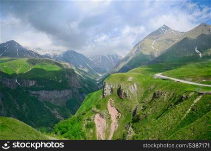Caucasus mountains. Georgian Military Road. Georgia