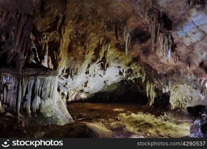 cave and stone texture background