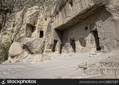 cave city in Cappadocia Turkey