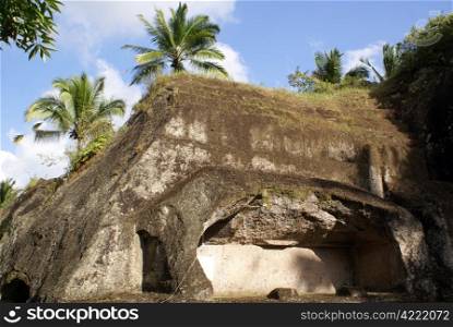 Cave in Gunung Kawi temple, bali