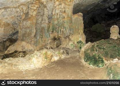 Cave of Agia Sofia in Kythira, Greece.. Cave of Agia Sofia in Kythira Greece
