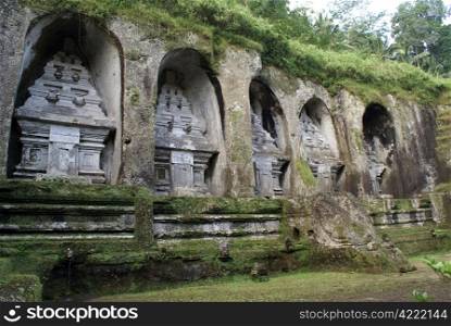 Caves in Gunung Kawi, near Ubud, Bali