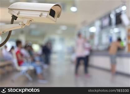 CCTV camera digital video recorder in hospital for Security of place.