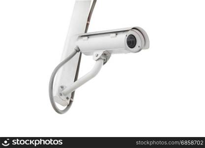 cctv camera isolated on white background (with clipping path)