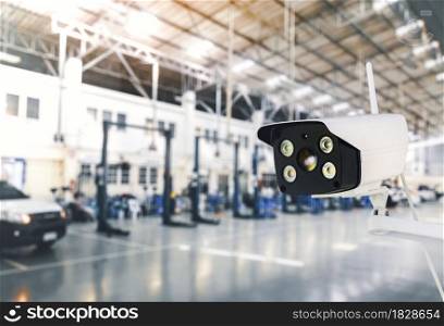 CCTV IP Camera wireless of security outdoor system with waterproof system in the industrial factory