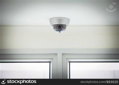 CCTV video camera for outdoor location