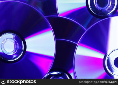 CD close-up, may be used as background