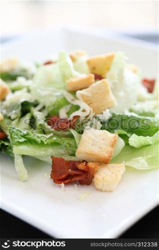 ceacar salad in close up