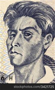 Cecilio Guzman de Rojas (1899-1950) on 10 Bolivianos 2007 Banknote from Bolivia. Bolivian painter, one of the masters of Latin American art,