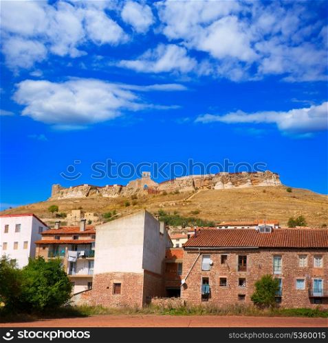 Cedrillas village Teruel skyline famous for the cattle fair in October at Spain