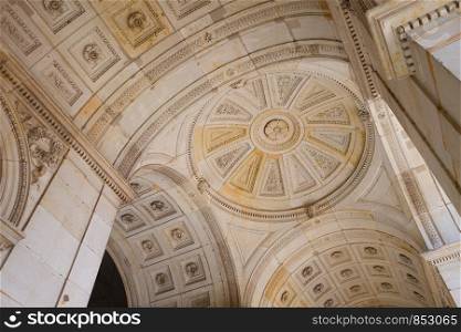 ceiling with ornament. Dresden, Germany