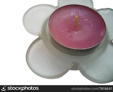 Celebrate candle on the white background isolated