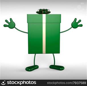 Celebrate Gift Indicating Cheerful Surprise And Package