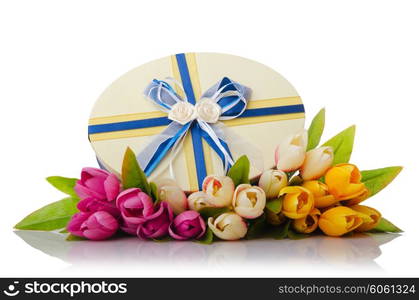 Celebration concept with flowers