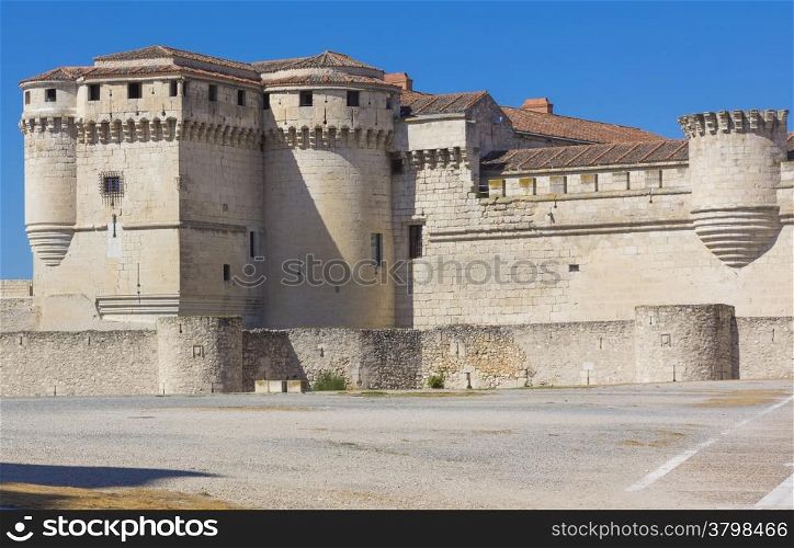 Celebrities great castle of the city of Cuellar, Spain