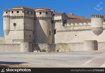 Celebrities great castle of the city of Cuellar, Spain