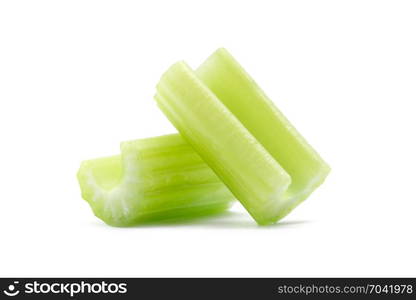 celery on a white background