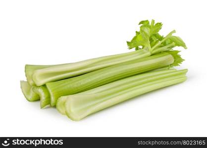 Celery. stump of celery isolated on white background