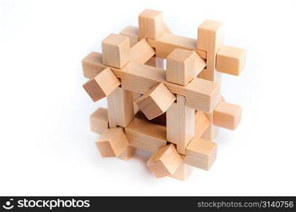 Cell wood puzzle