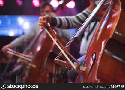 cello at a concert