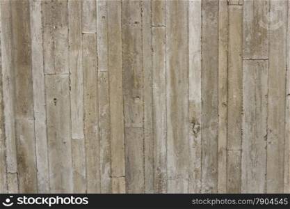 Cement background with vertical strip pattern.