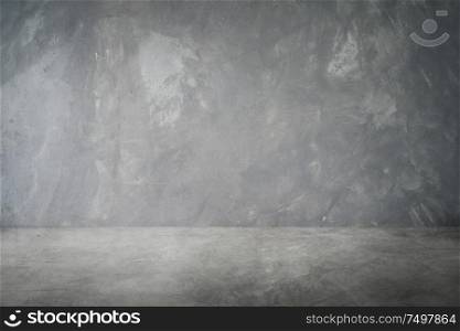 Cement loft style table and wall background
