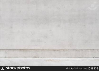 Cement wall and floor. Gray Concrete background texture. Construction backdrop