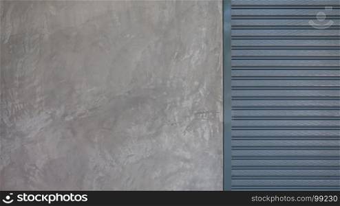 cement with roller shutter door . cement with roller shutter door with copy space for background